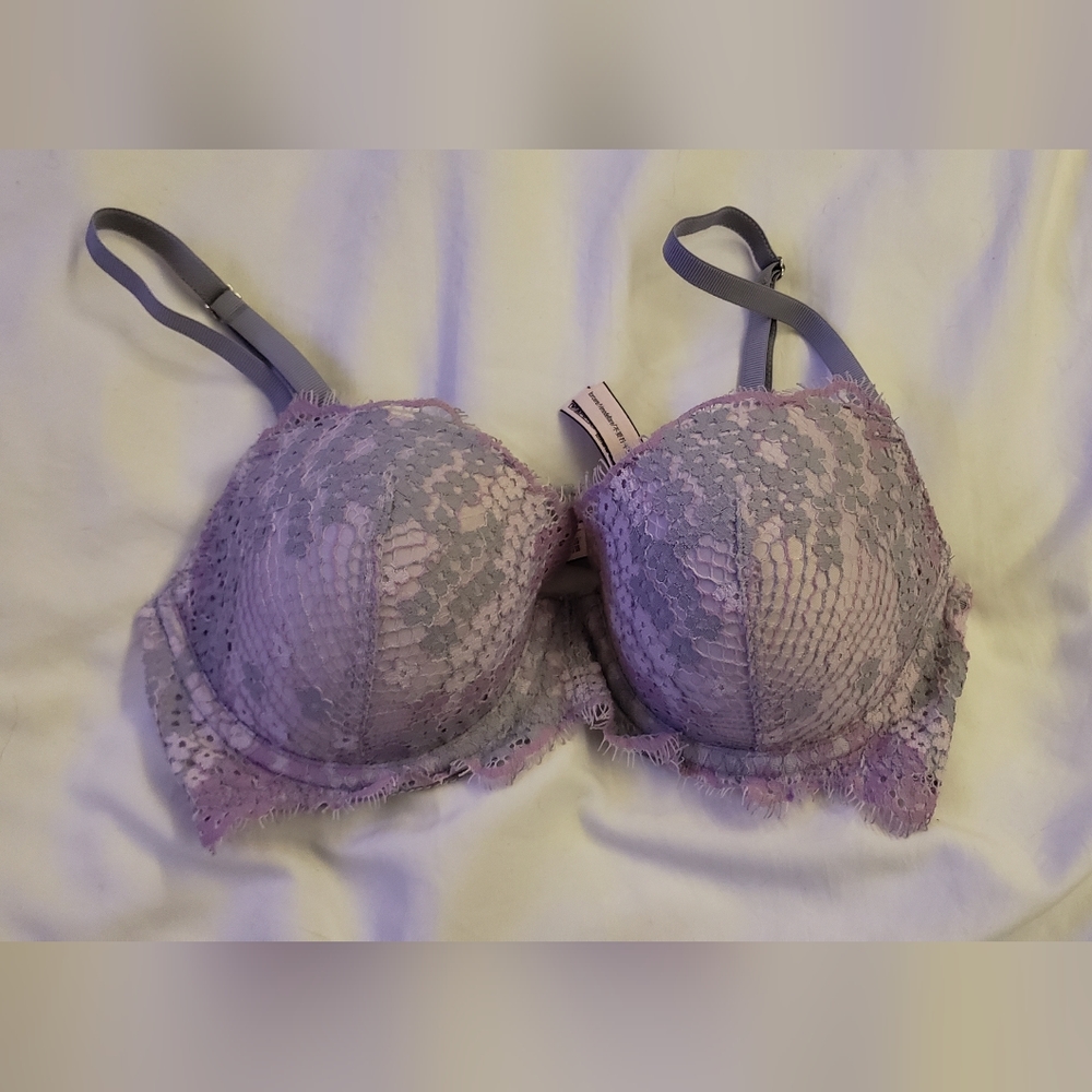 Vs dream angels lined lace demi 34c